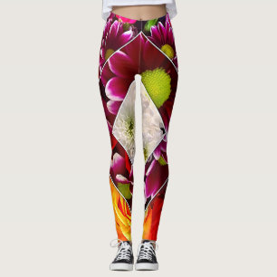 Attitude Flower Leggings "Flower Bots" Bouquet
