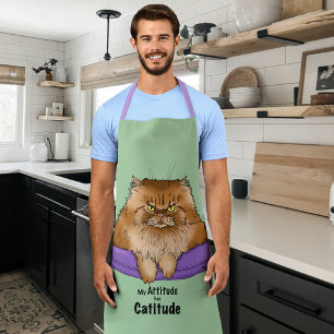 Attitude has Catitude Apron