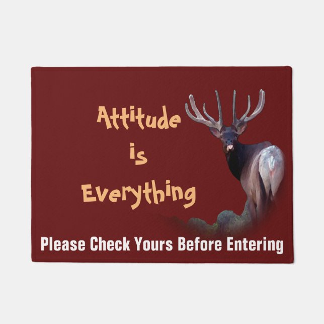 Attitude is Everything Doormat (Front)