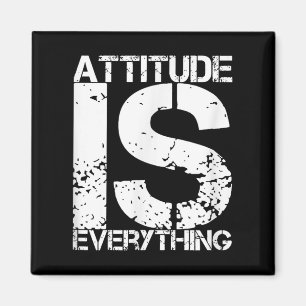 Attitude Is Everything - Insrational Quote Gift - Magnet
