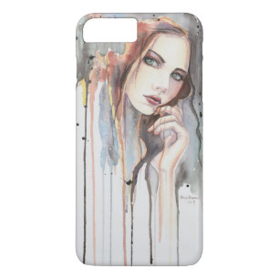 Attitude Modern Art Portrait of a Woman iPhone 8 Plus/7 Plus Case