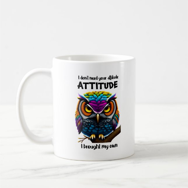 Attitude Owl Mug (Gauche)
