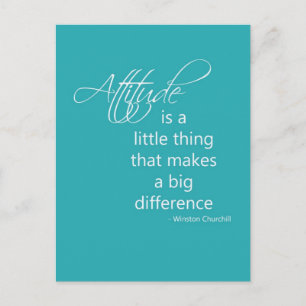 Attitude Postcard
