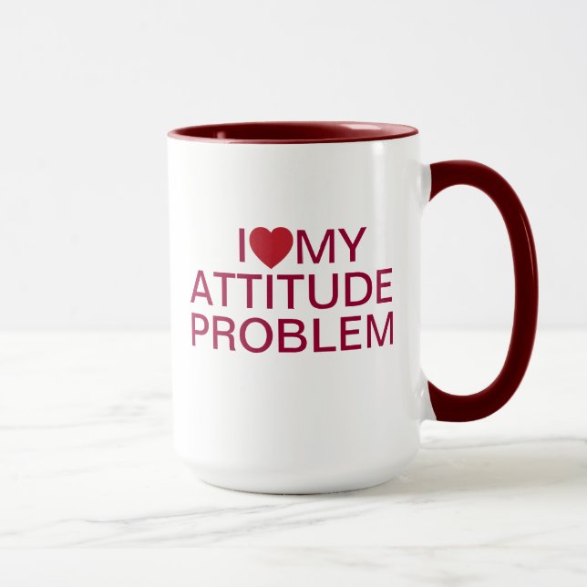 Attitude problem mug (Right)