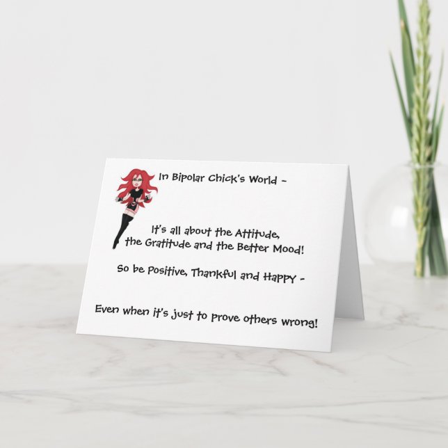 Attitude Thank You Card (Front)