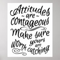 ATTITUDES affiche de motivation