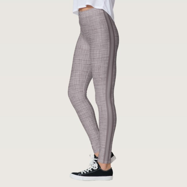 Attoni Juste Blush Linen Yoga Leggings (Gauche)