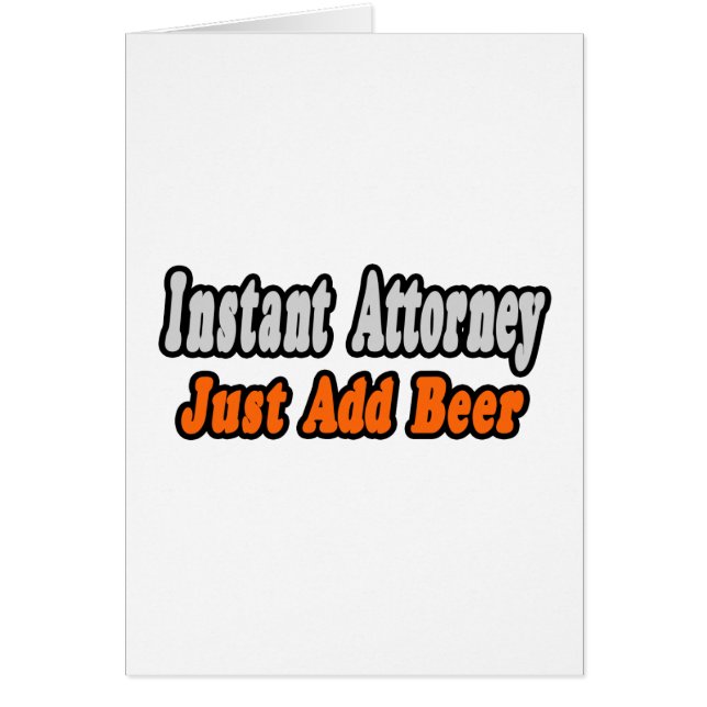 Attorney...Add Beer (Front)