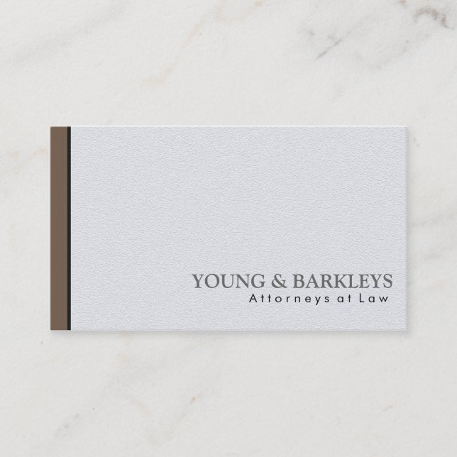 Attorney at Law - Business Cards (Front)