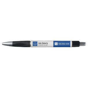 ATTORNEY AT LAW Deep Blue Scales Pen