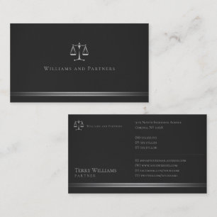 ATTORNEY AT LAW   Elegant Business Card