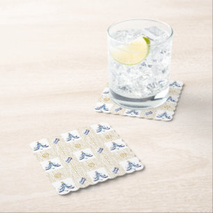 Attorney at Law - Elegant Christmas Tree Paper Coaster