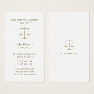 Attorney at Law   Elegant Gold