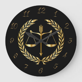 Attorney at Law Large Clock