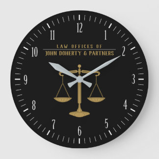 Attorney at Law | Law Office Large Clock