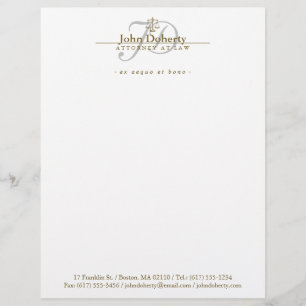 Attorney at Law   Lawyer Letterhead
