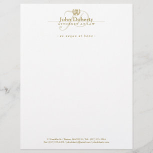 Attorney at Law Lawyer Letterhead