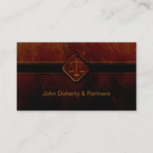 ATTORNEY AT LAW Legal Professions Business Card