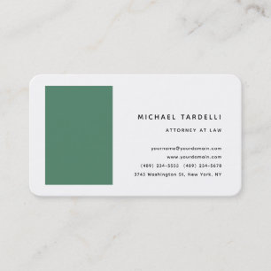Attorney at Law Minimalist Classical Professional Business Card