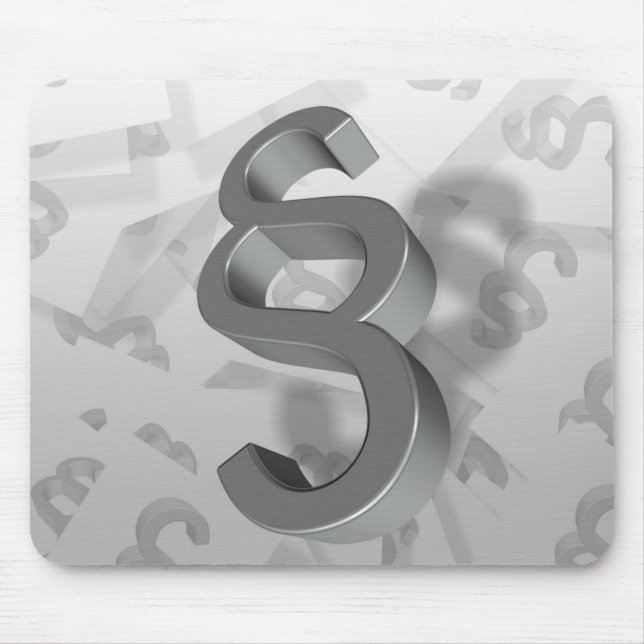 Attorney at law mouse pad (Front)