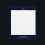 Attorney at Law Navy & Gold Law Office Lawyer<br><div class="desc">Attorney at Law Navy & Gold Law Office Lawyer Letterhead.</div>