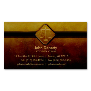 ATTORNEY AT LAW - Professional Business Card