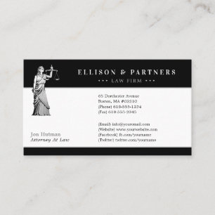 Attorney at Law   Temida Business Card