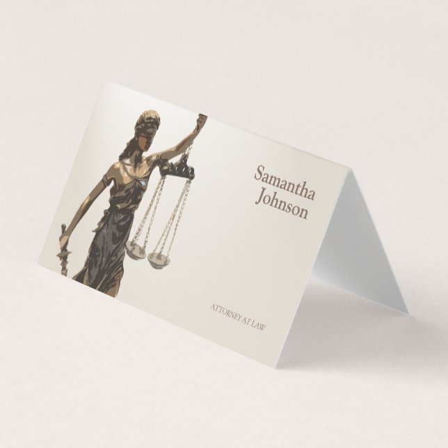 ATTORNEY AT LAW | Themida Business Card (Front)