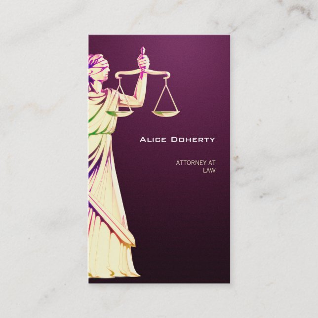ATTORNEY AT LAW | Themis Business Card (Front)