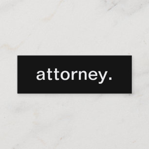 Attorney Business Card