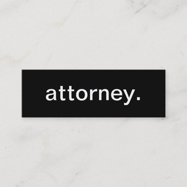 Attorney Business Card (Front)