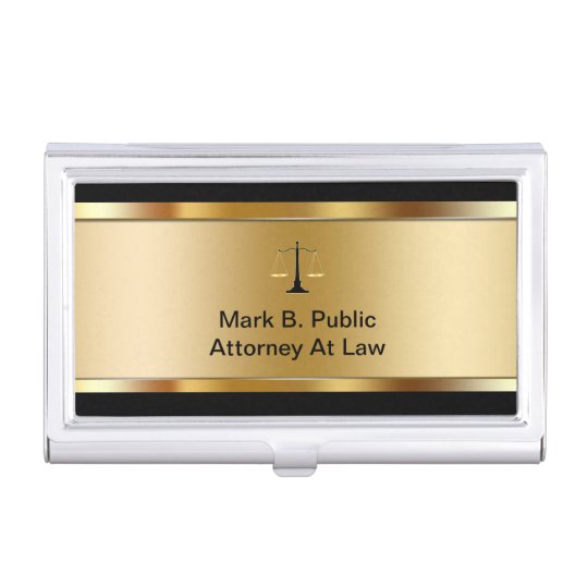 Attorney Business Card Holder
