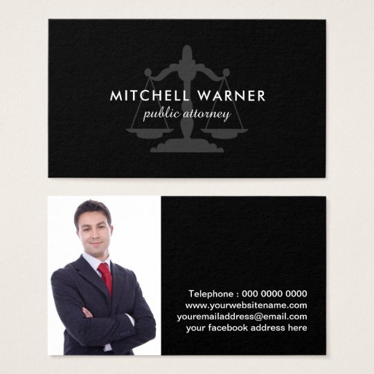Attorney Business Card Template