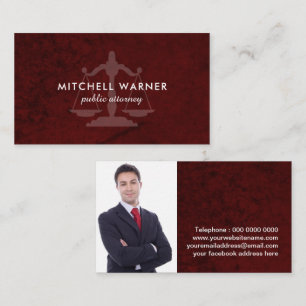 Attorney Business Card Template