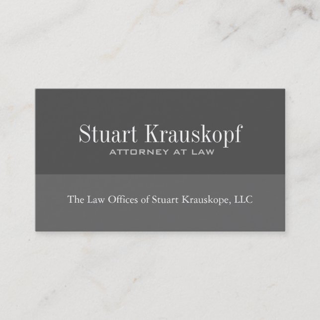 Attorney Business Cards (Front)