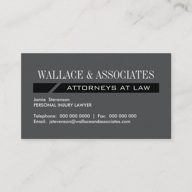 Attorney Business Cards (Front)