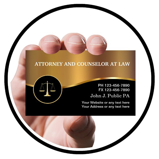Attorney Business Cards (Creator Uploaded)
