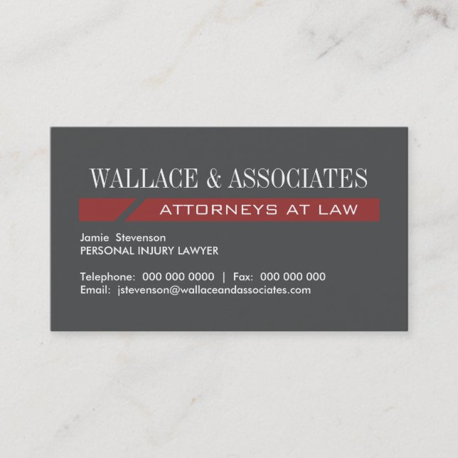 Attorney Business Cards (Front)