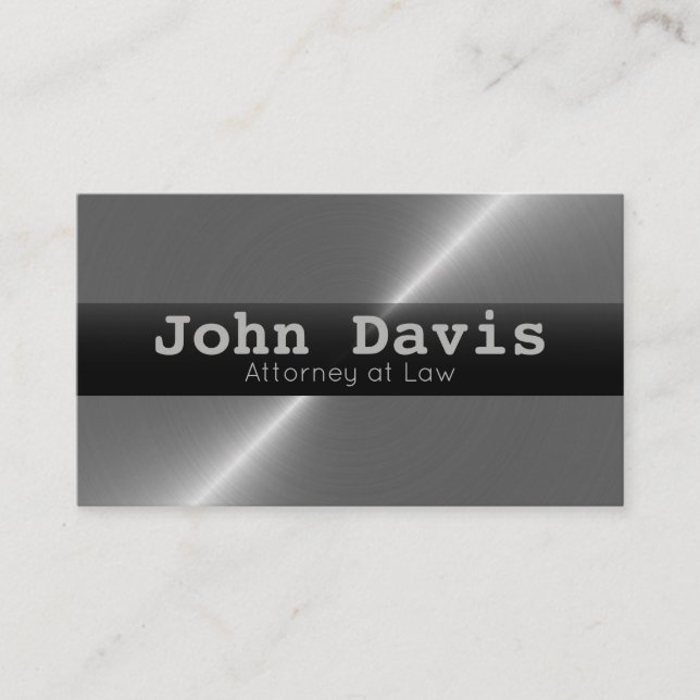 Attorney business cards (Front)