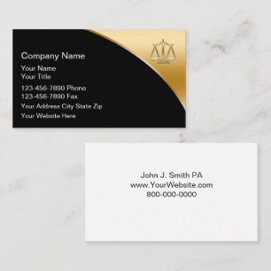 Attorney Business Cards Fixed