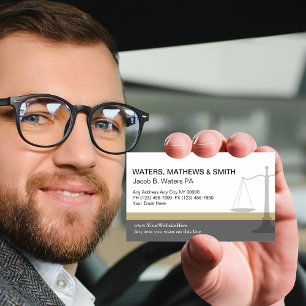Attorney Business Cards Unique