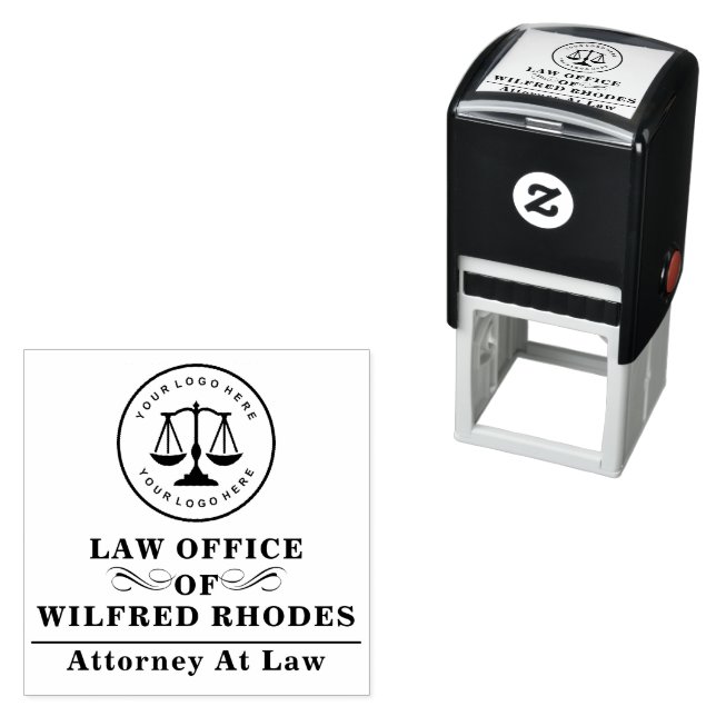 Attorney Business |  Law Office Black Self-inking Stamp (In Situ)