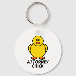 Attorney Chick Keychain