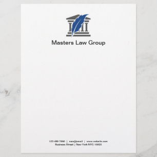 Attorney Law Office Business Stationary Template Letterhead