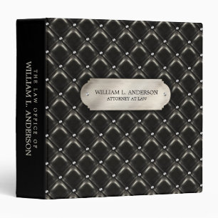 Attorney Law Office Lawyer Leather Print binder