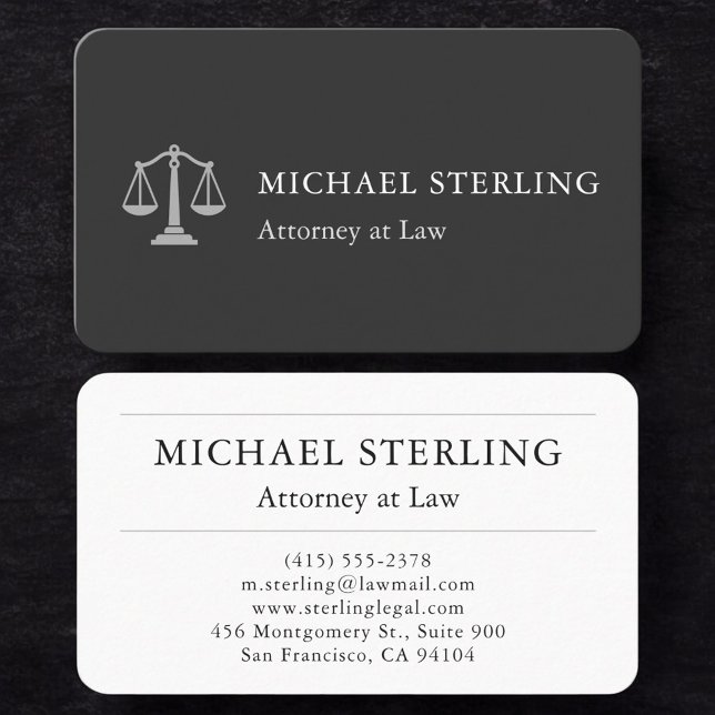 Attorney Lawyer Business Card (Creator Uploaded)