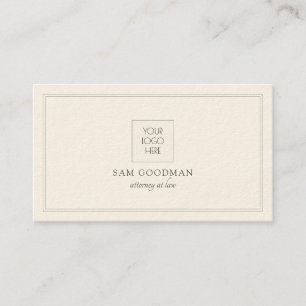 Attorney Lawyer Business Logo Card