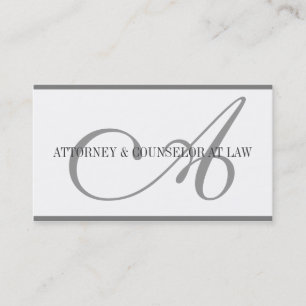 Attorney Lawyer Legal Counsellor Law Firm Office Business Card