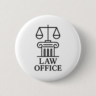 Attorney & Legal Design 2 Inch Round Button