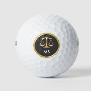 Attorney Monogram Executive Gift Golf Balls